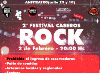 Todo listo para la gran noche del rock