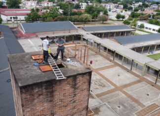 Comenzaron los trabajos de mantenimiento en las escuelas