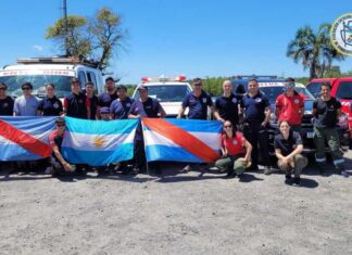Incendios en la Patagonia: Tras salir de La Histórica, los brigadistas entrerrianos viajan hacia Centenario