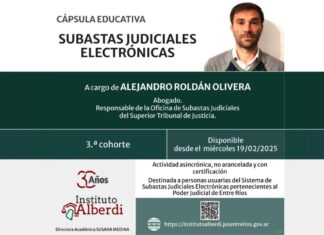 Cápsula educativa en subastas judiciales electrónicas