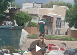 La Calle en tu barrio: Basural a cielo abierto frente a una plaza