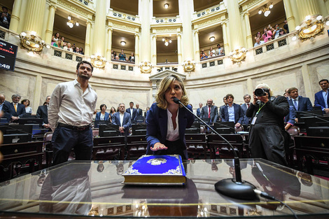 nac - stefanía cora juró como senadora nacional1