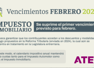 Se suprime el primer vencimiento del Impuesto Inmobiliario Urbano