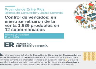 Defensa del Consumidor retiró más de 1.500 productos vencidos de supermercados