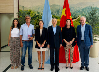 Entre Ríos expuso sus productos alimentarios ante el embajador de China