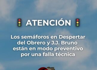 Piden circular con precaución por Despertar del Obrero y el acceso Bruno
