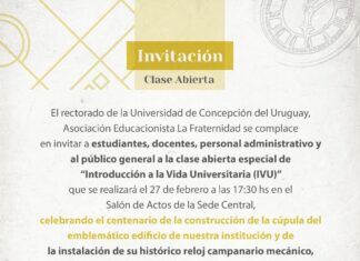 Introducción a la vida universitaria: Clase abierta en la UCU