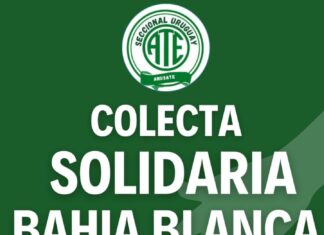 ATE comienza la colecta solidaria para Bahía Blanca