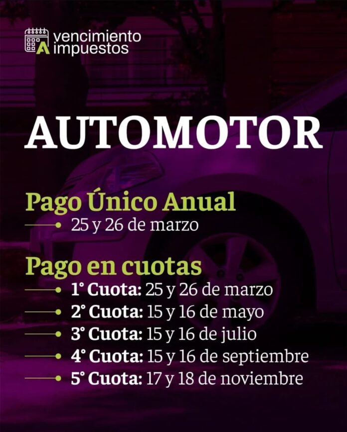caseros - IMPUESTO AUTOMOTOR