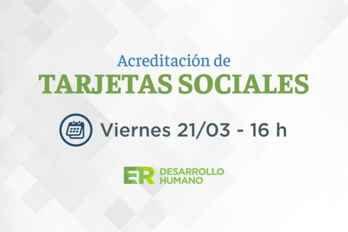 desarrollo humano - acreditación de tarjetas sociales1