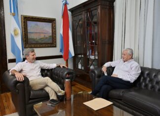 Lauritto con Frigerio: «Las obras provinciales en Concepción del Uruguay se reanudarán paulatinamente»