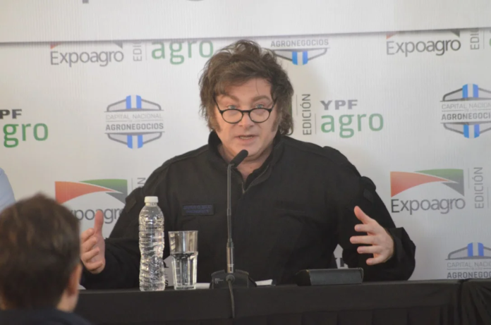 nac - expoagro - presencia de javier milei1