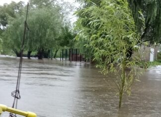 Temporal: Cayeron más de 100 milímetros en Concepción del Uruguay