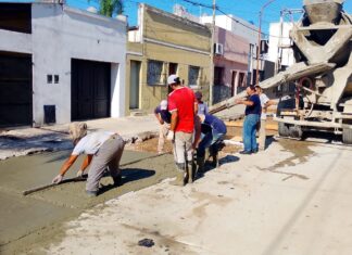 Obras públicas: A modo de prevención, completaron los arreglos en calle Doctora Ratto