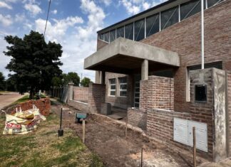 La obra de construcción de salas de nivel inicial en Urdinarrain presenta un 90 por ciento de avance
