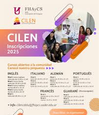Los cursos de idioma del Cilen en este ciclo 2025