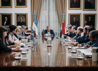 Frigerio encabezó una nueva reunión de gabinete
