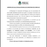 pagina 6 comunicado de la fiscalía