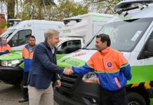 Frigerio presentó nuevas ambulancias y equipos de telemedicina aportados por la CTM