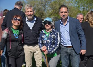 Frigerio acompañó las instancias finales de los Juegos Entrerrianos de Adultos Mayores