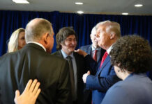 Milei llegó a Washington para reunirse con Donald Trump