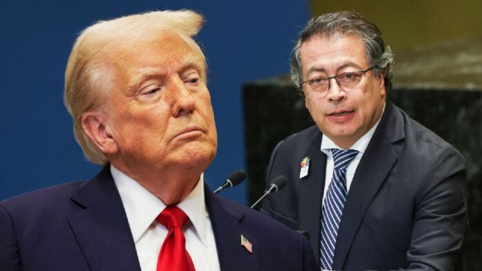 Donald Trump y Gustavo Petro
