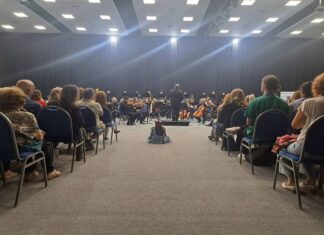 La Sinfónica de Entre Ríos se presentó en el CPC con un estreno mundial