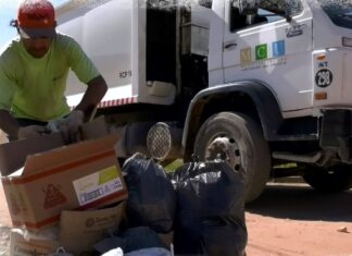 Un recolector resultó herido al manipular vidrios mal descartados