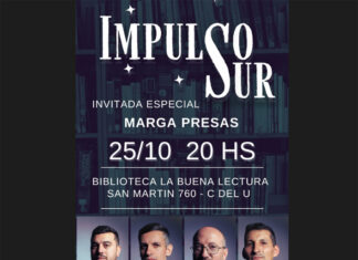 “Impulso Sur” se presenta este sábado en la Biblioteca “La Buena Lectura”