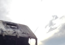 Incendio de camión en autovía y principio de incendio en vivienda movilizaron a Bomberos Voluntarios