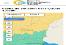 Alerta amarilla por lluvia y tormentas para este viernes