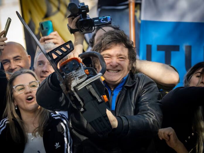 Milei motosierra OCDE