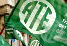 ATE realiza paro nacional contra reforma laboral y acuerdo con Estados Unidos