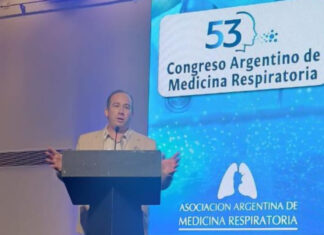 El uruguayense Carlos Brescacin asumió la presidencia de la Asociación Argentina de Medicina Respiratoria