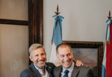 Santilli debutó como ministro del Interior con una visita a Entre Ríos y críticas a Kicillof