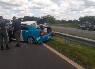 Bomberos Voluntarios de Ceibas realizan tres intervenciones en intensa jornada de emergencias viales
