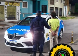 Detenido tras robar un estéreo y huir a pie: lo atraparon con el botín