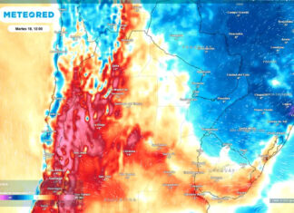 Alerta naranja por tormentas severas para Entre Ríos este domingo