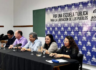 Agmer presentó sus candidatos para el CGE con un llamado a la unidad y defensa de la escuela pública