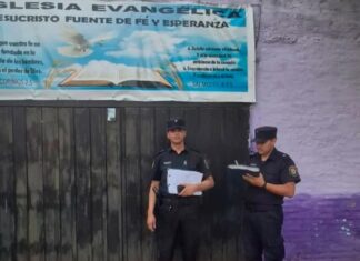Concordia. Pastor fue detenido y hallaron una pistola tras allanamiento por robo en templo entrerriano