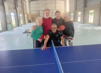 II Juegos Uruguayenses de Adultos Mayores: el tenis de mesa ya tiene campeones