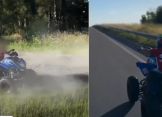 ANSV Solicitará Inhabilitar Licencia de Padre que Filmó a su Hijo de 5 Años Manejando Cuatriciclo en Ruta