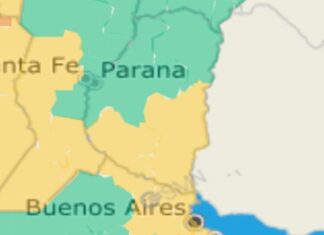 Emitieron alerta amarillo por tormentas para este domingo y lunes