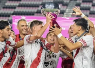 River Plate se Coronó Campeón de la Messi Cup al Vencer 2-0 al Atlético de Madrid