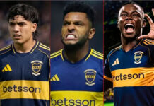 Boca y su tridente ofensivo en 2026: Zeballos, Borja e Hinestroza