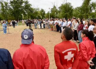 Inauguró la temporada turística de verano en las cuatro playas públicas de Concepción del Uruguay