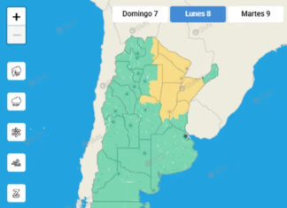 SMN Pronostica Tormentas para Domingo y Lunes con Alerta Amarilla en Entre Ríos