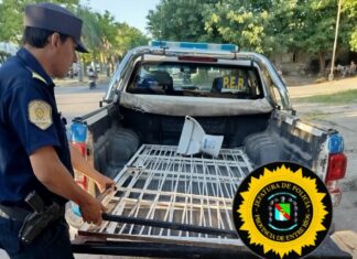 11 del Oeste Norte Bis: recuperaron rejas y un inodoro robados del Club Rivadavia