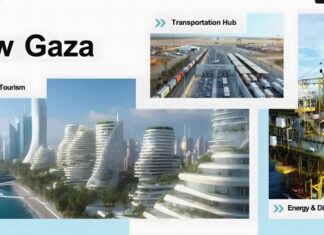 Se presentó en Davos el plan «Nueva Gaza» para reconstruir la Franja