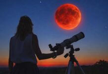 Un eclipse lunar total teñirá la Luna de rojo durante más de 80 minutos en marzo de 2026